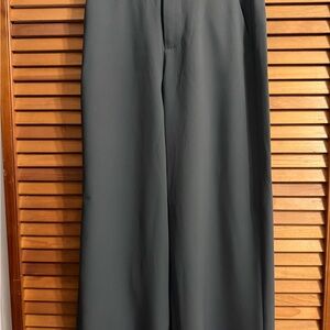 GAP Women's Charcoal Wide-Leg Trousers